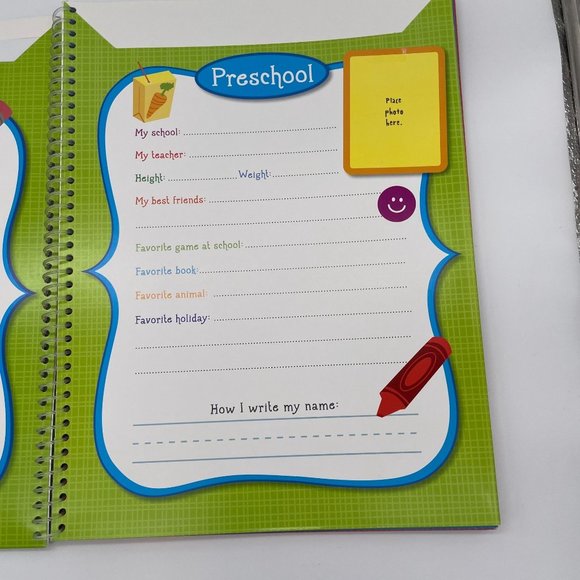 School Memories Book Scrapbook for Childhood Events sticker page - Picture 3 of 7